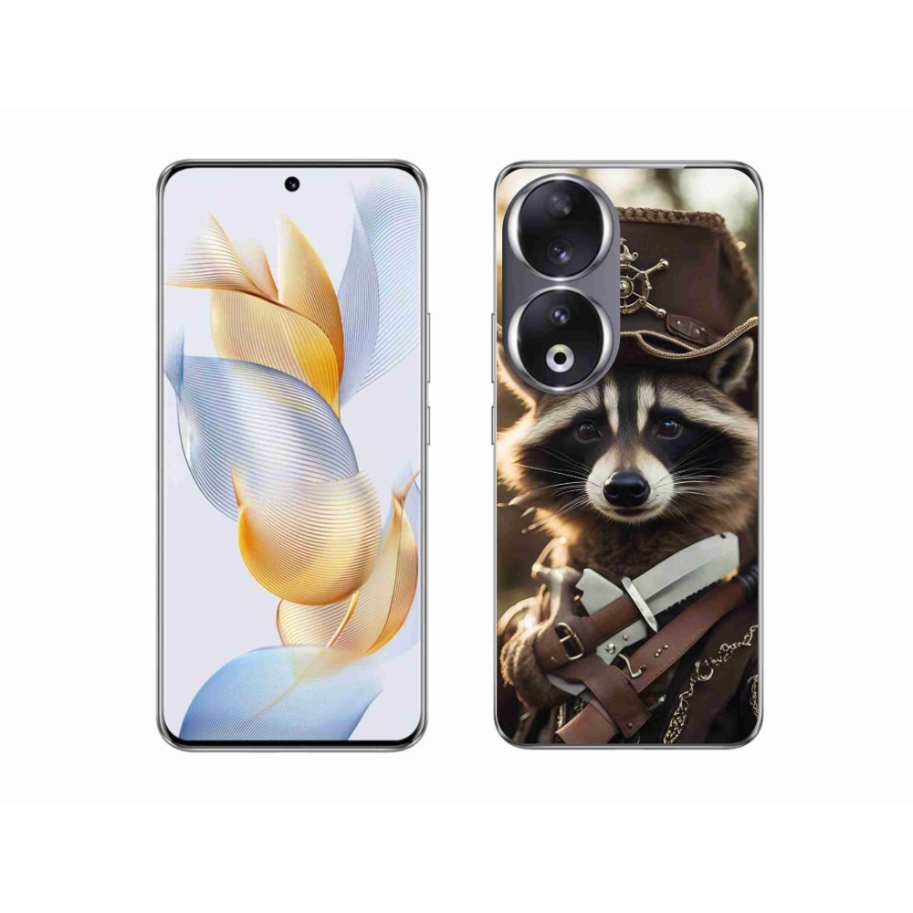 Gélový kryt mmCase na Honor 90 - mýval v uniforme