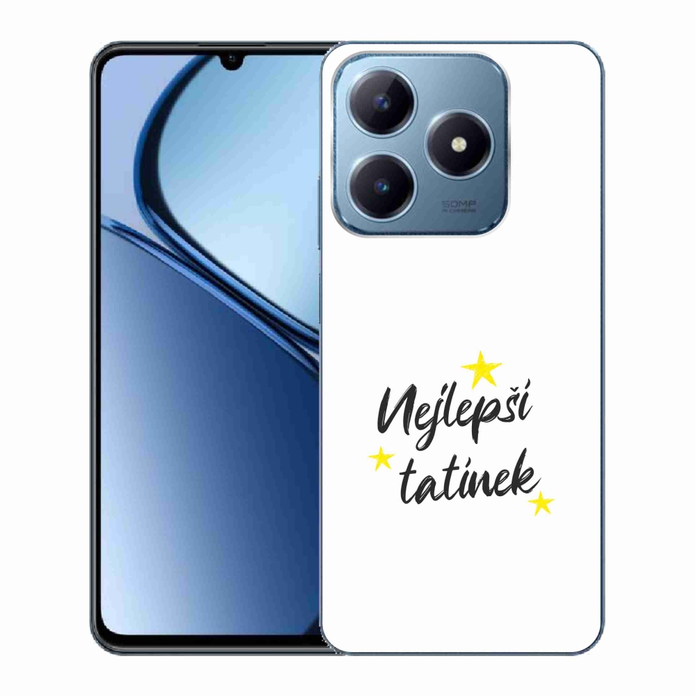 Gélový kryt mmCase na Realme C63 - najlepší otecko 3 biele pozadie