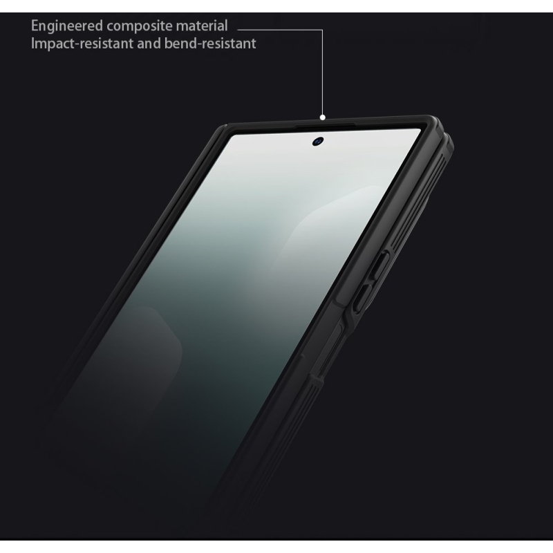 Nillkin CamShield Prop Magnetic (Transparent Lens) Zadný kryt pre Samsung Galaxy Z Fold 7 Black