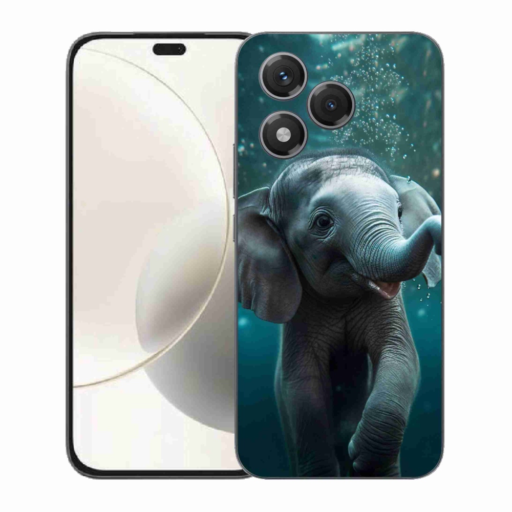 Gélový kryt mmCase na Honor 400 Lite - sloník pod vodou
