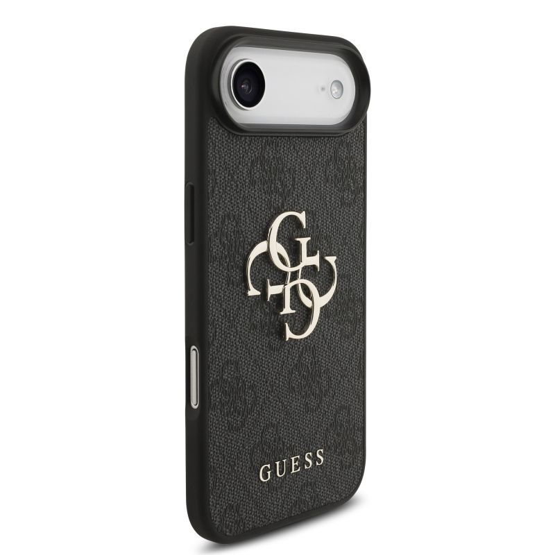 Guess PU 4G Metal Logo Zadný Kryt pre iPhone Air Grey