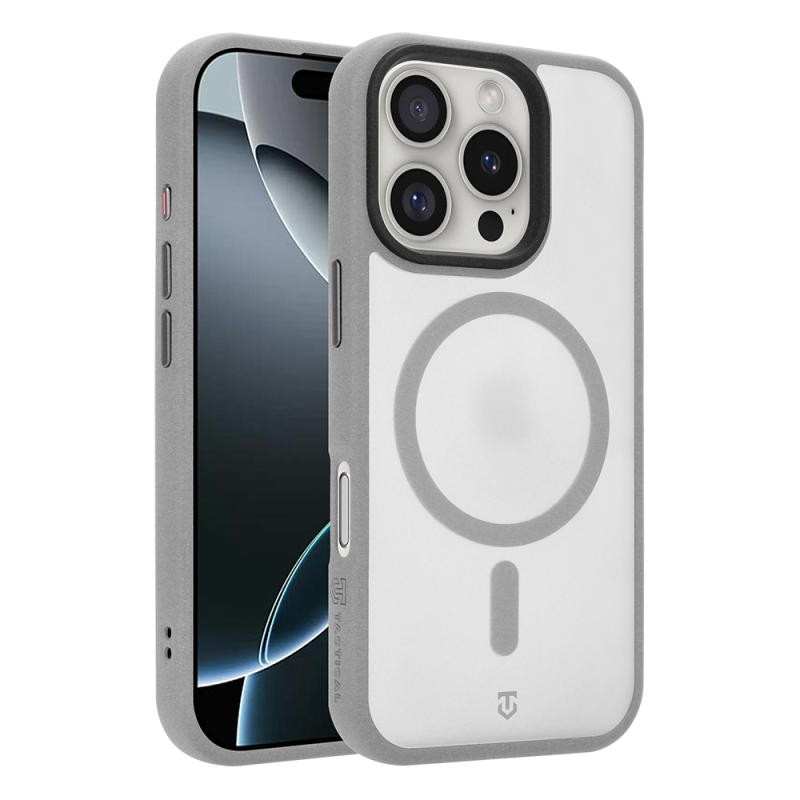 Tactical MagForce Hypersand puzdro pre Apple iPhone 16 Pro, svetlošedé