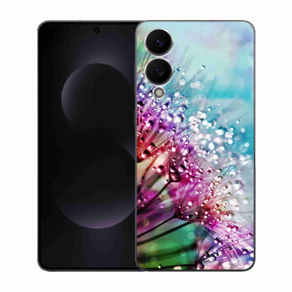 Gélový kryt mmCase na Samsung Galaxy S25 Edge - farebné kvety