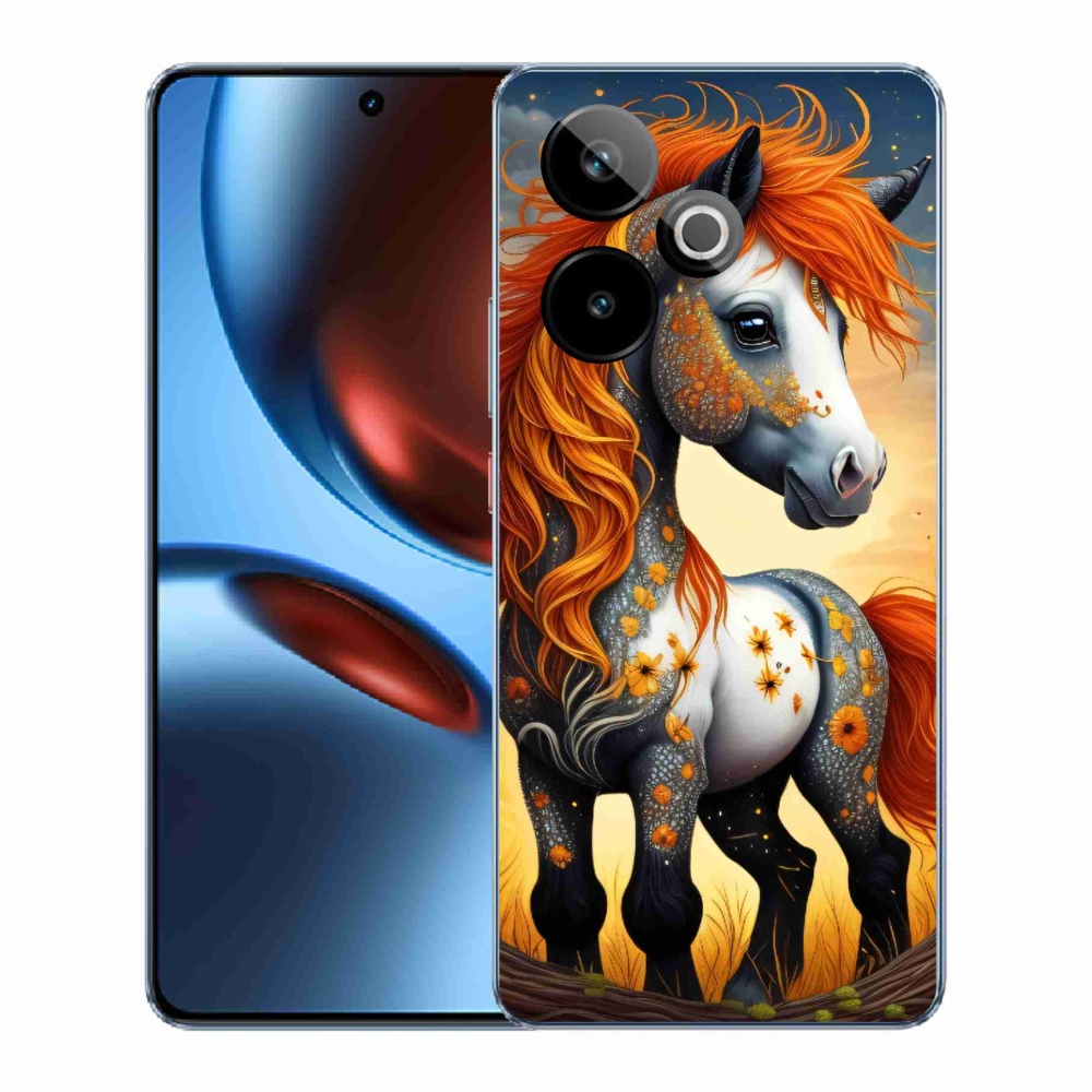 Gélový kryt mmCase na Realme GT 7 5G/GT 7T 5G - farebný poník