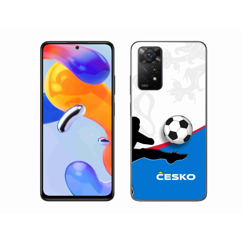 Gélový kryt mmCase na Xiaomi Redmi Note 11 Pro 4G/5G - futbal Česko 3