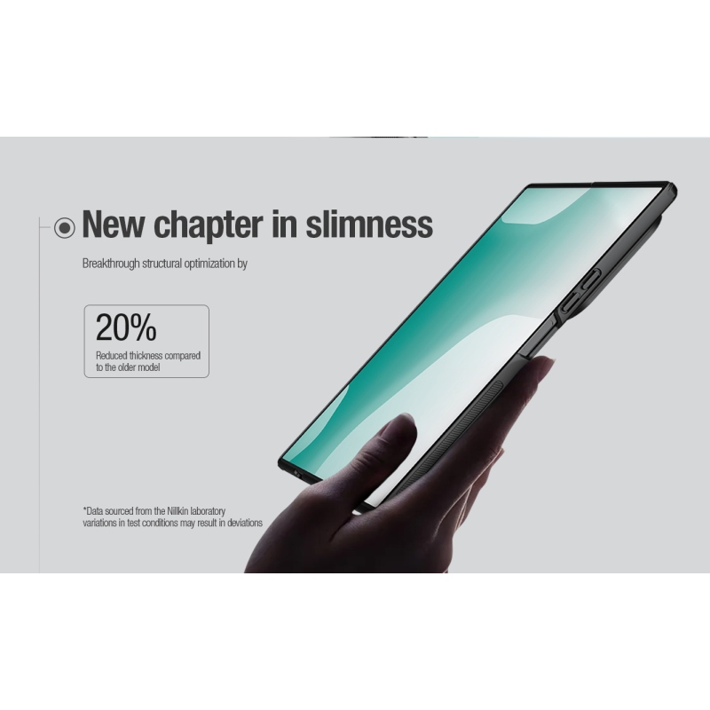 Nillkin Super Frosted FOLD Magnetic zadný kryt pre Samsung Galaxy Z Fold 8 Ultra Transparent Black