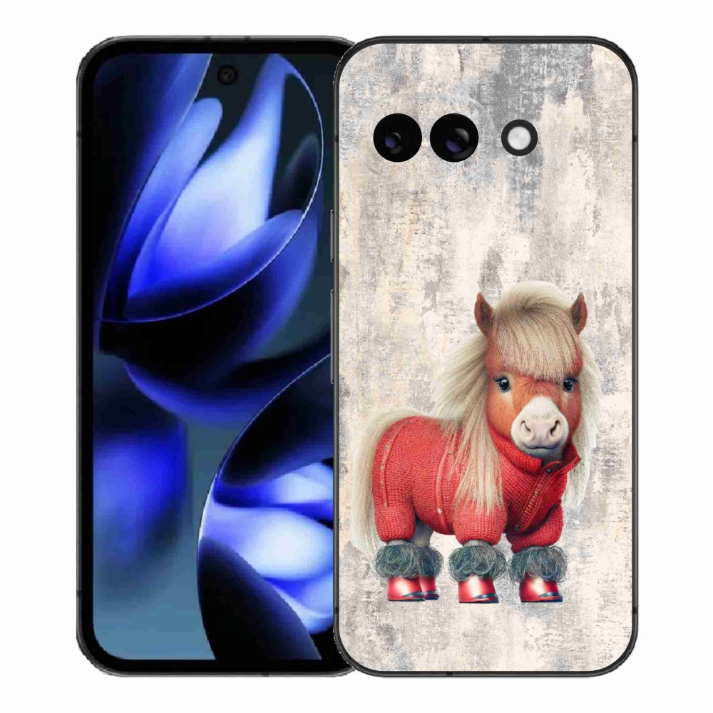 Gélový kryt mmCase na Google Pixel 9a - poník vo svetri