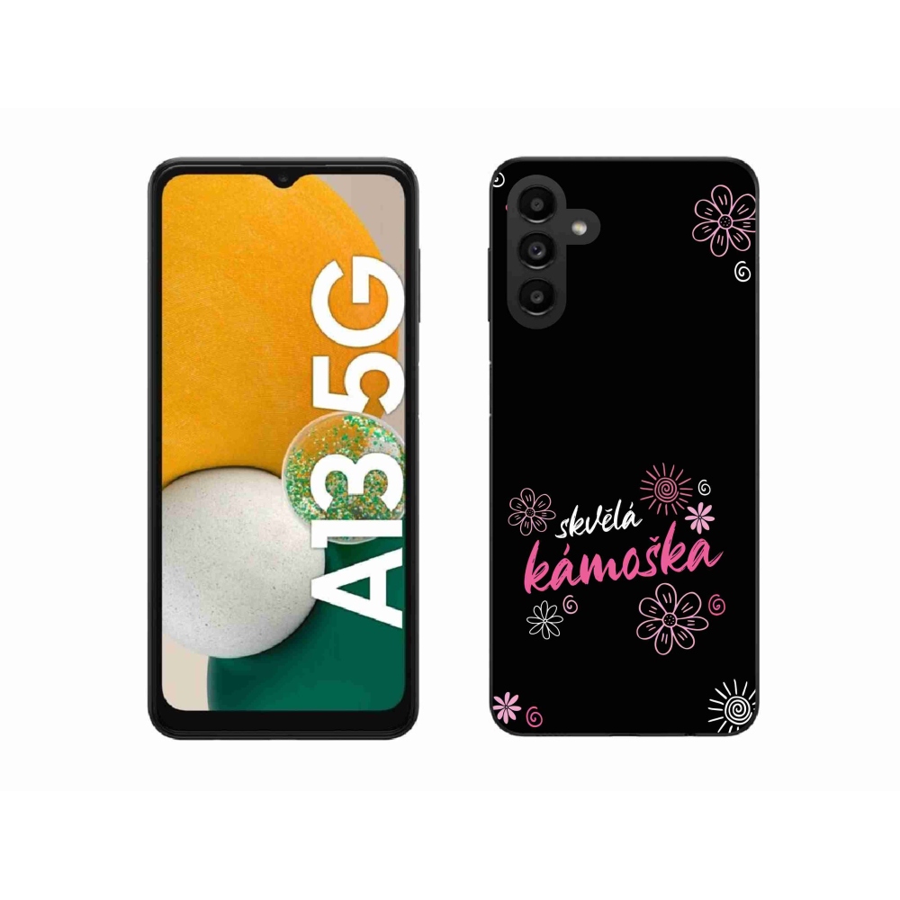 Gélový kryt mmCase na Samsung Galaxy A13 5G - skvelá kamoška čierne pozadie