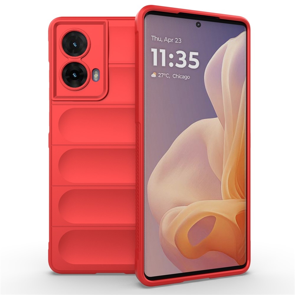 Rugg odolný gélový obal na Motorola Moto G85 5G - červený