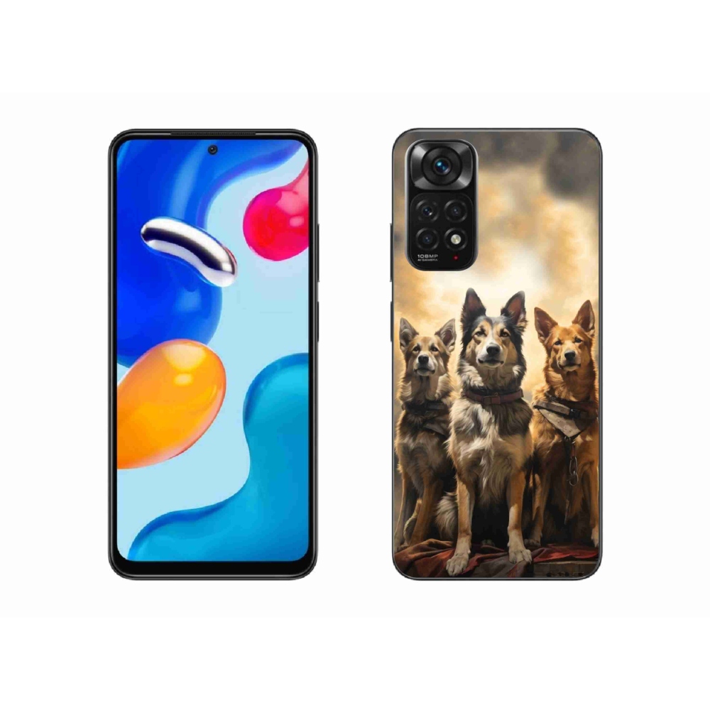 Gélový kryt mmCase na Xiaomi Redmi Note 11 4G - tri psy