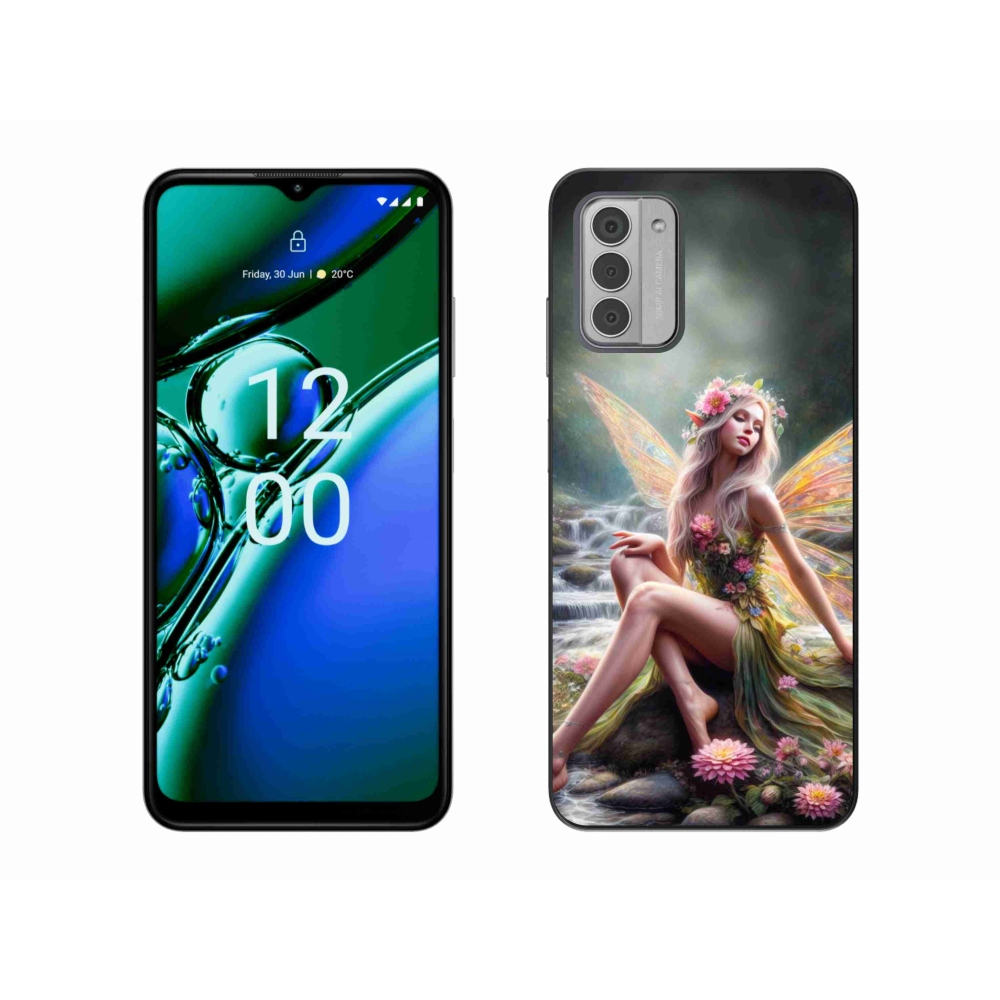 Gélový kryt mmCase na Nokia G42 - motýlia žena 1