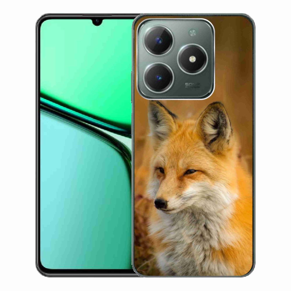 Gélový kryt mmCase na Realme C61 - líška
