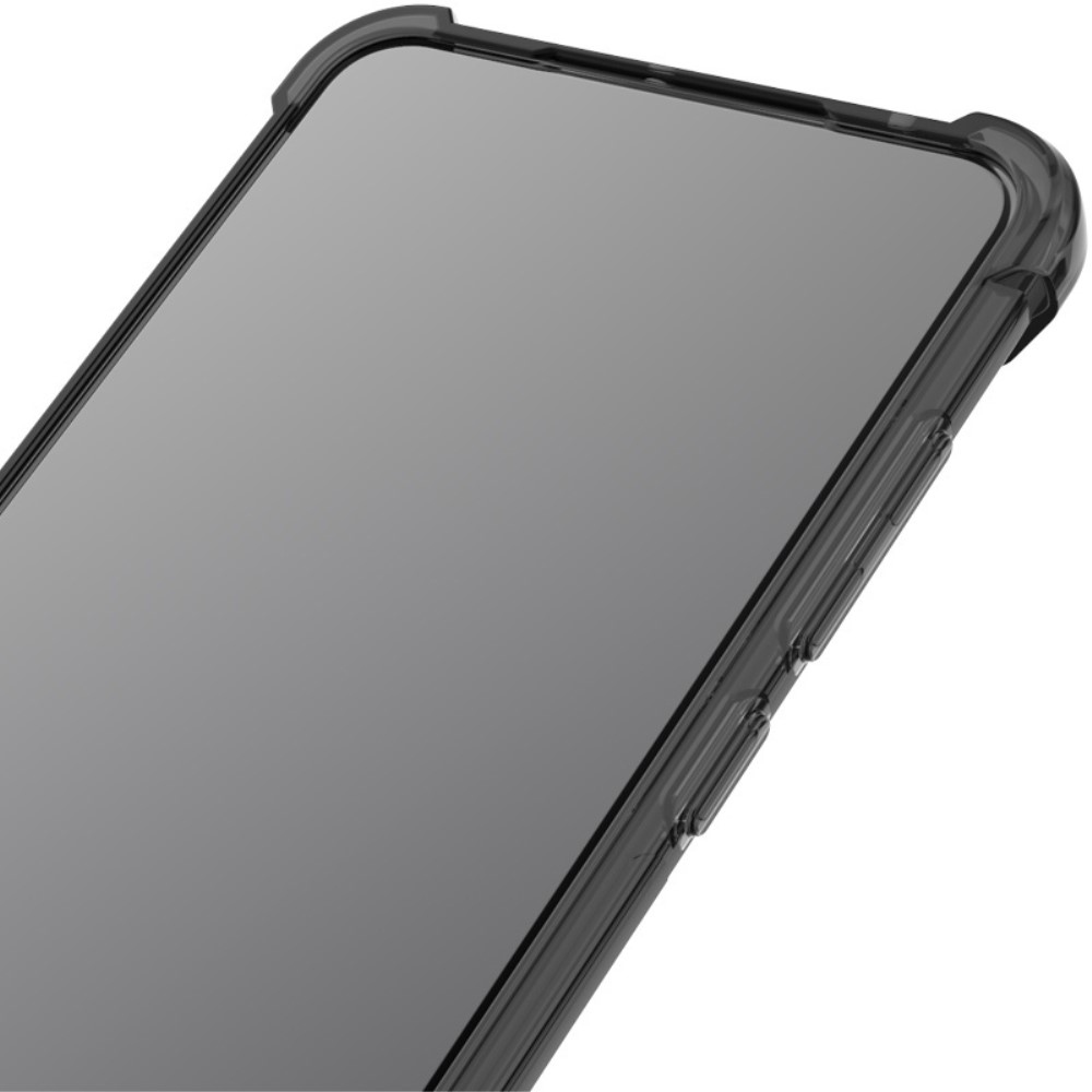 IMK priehľadný gélový obal s vystuženými rohmi na Xiaomi Poco F6 - čierny