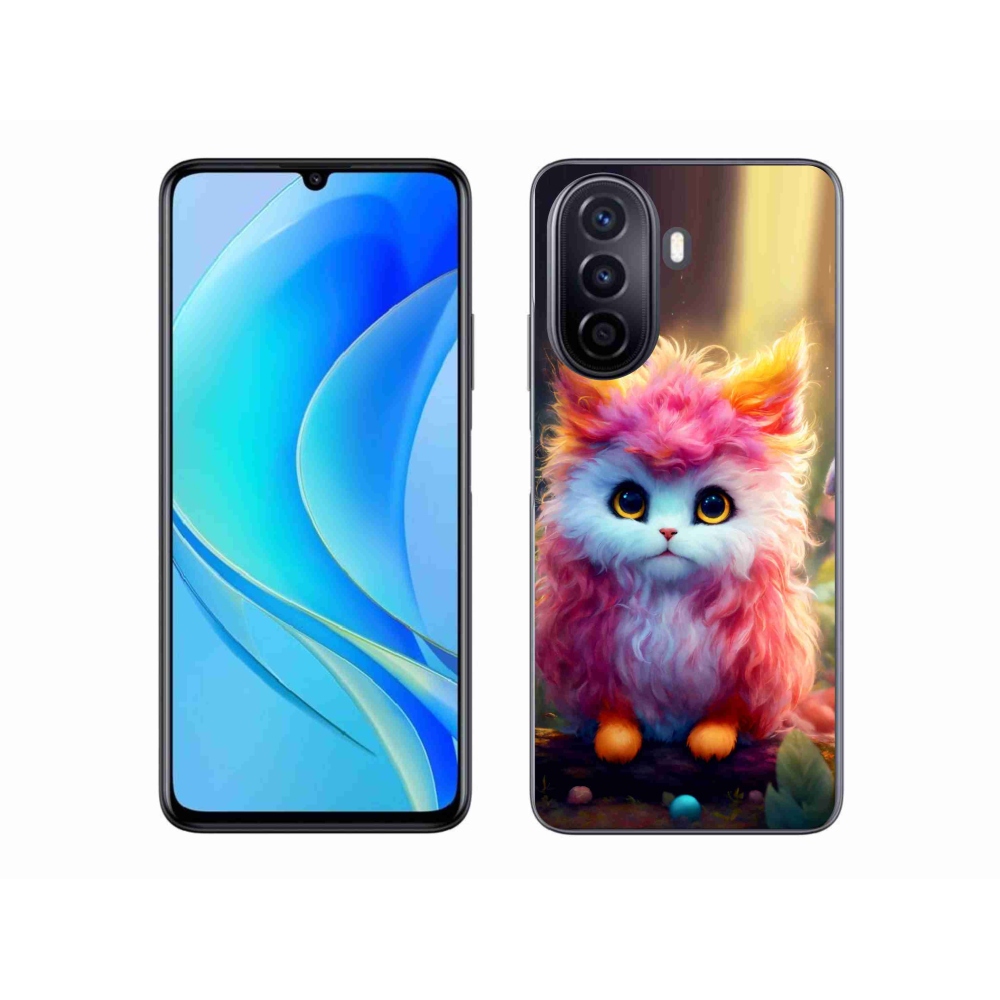 Gelový kryt mmCase na Huawei Nova Y70 - roztomilé kotě 5