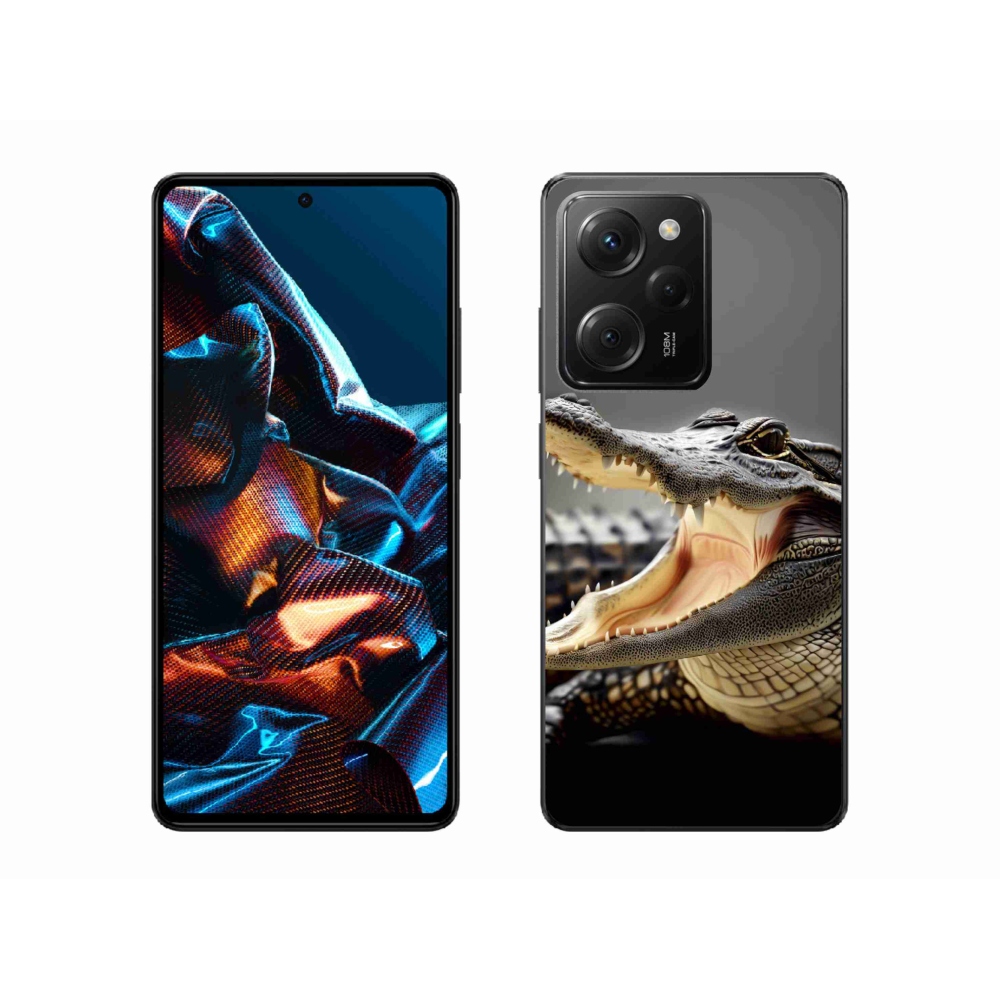 Gélový kryt mmCase na Xiaomi Poco X5 Pro 5G - krokodíl