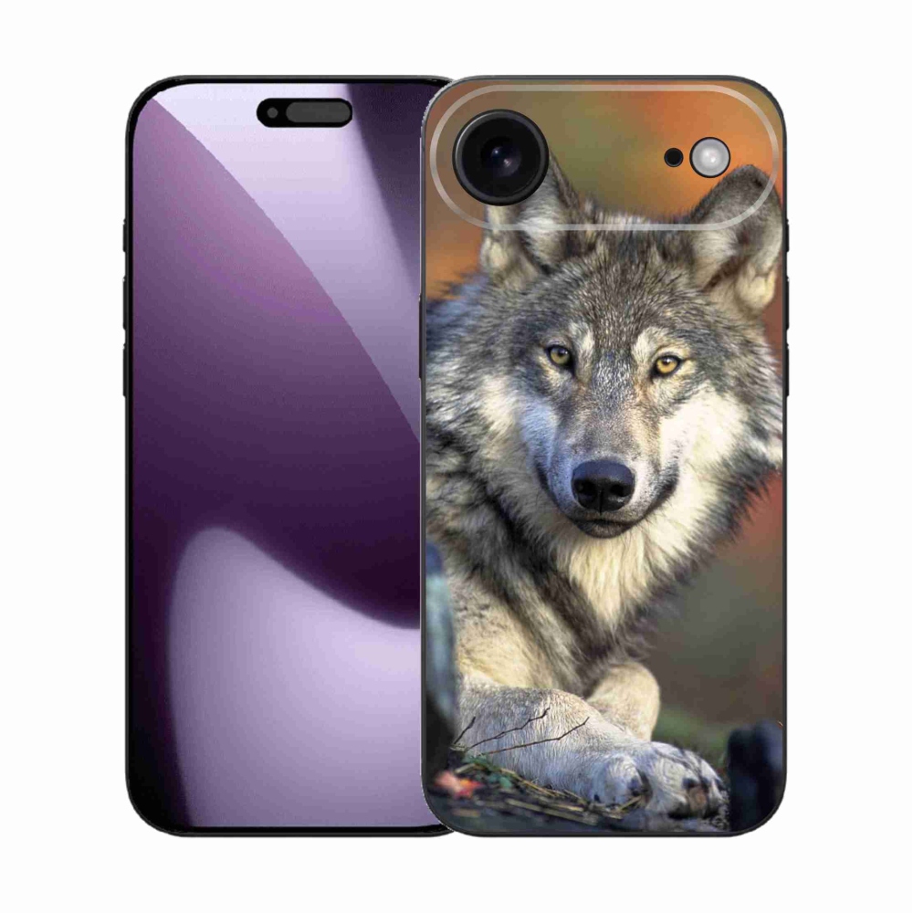Gélový kryt mmCase na iPhone 17 Air - vlk