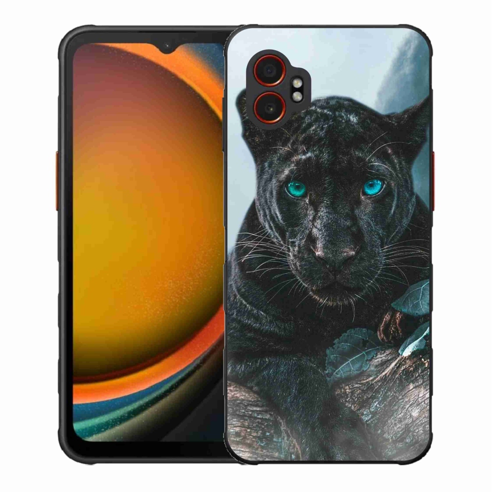 Gélový kryt mmCase na Samsung Galaxy Xcover 7 Pro - čierny panter