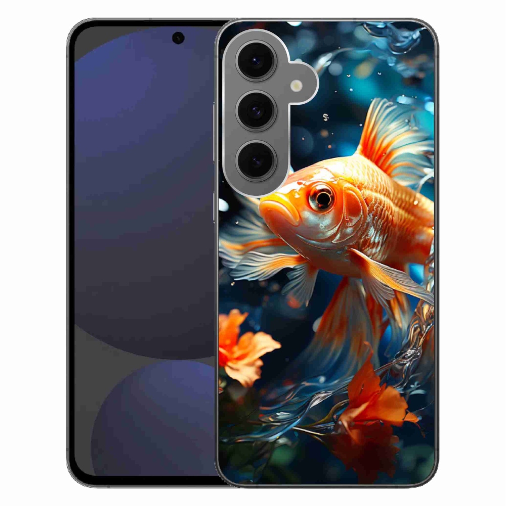Gélový kryt mmCase na Samsung Galaxy S24 FE - rybka
