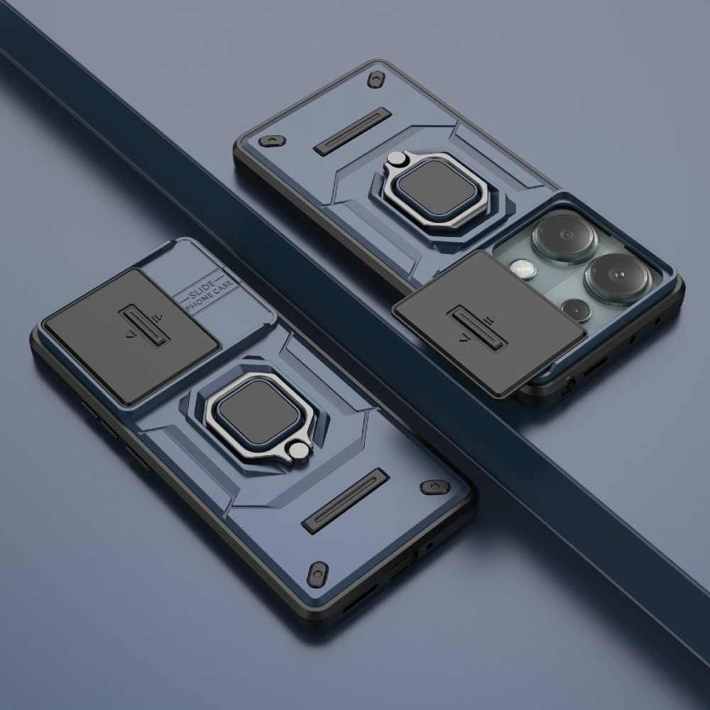 Lens odolný kryt na Xiaomi Redmi Note 14S - modrý