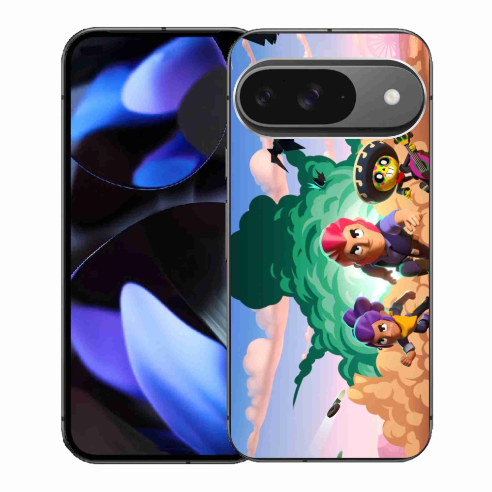 Gélový kryt mmCase na Google Pixel 9/9 Pro - brawl stars