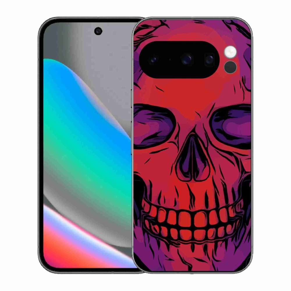 Gélový kryt mmCase na Google Pixel 10 Pro - lebka