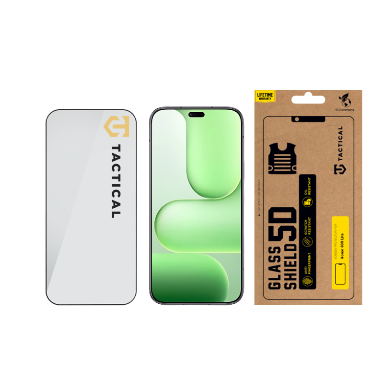 Tactical Glass Shield 5D sklo pre Honor 600 Lite Black