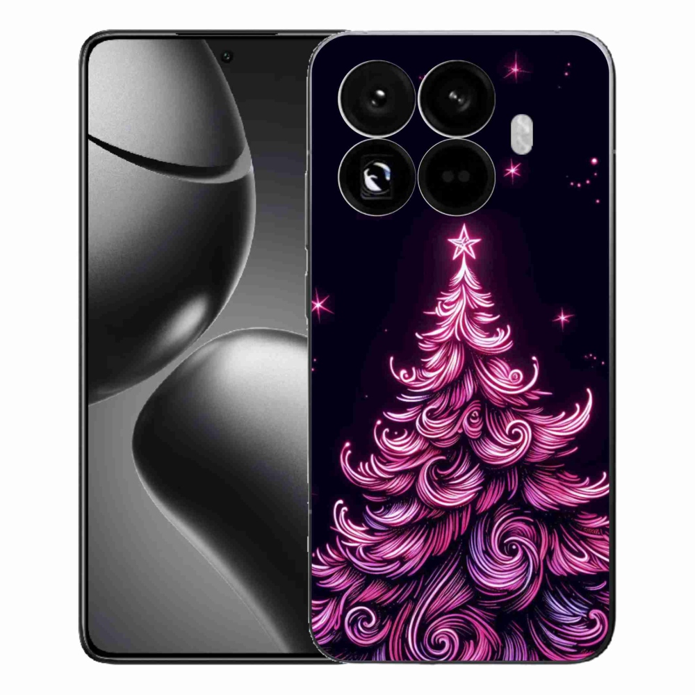 Gélový kryt mmCase na Xiaomi 15T Pro - neónový vianočný stromček 2