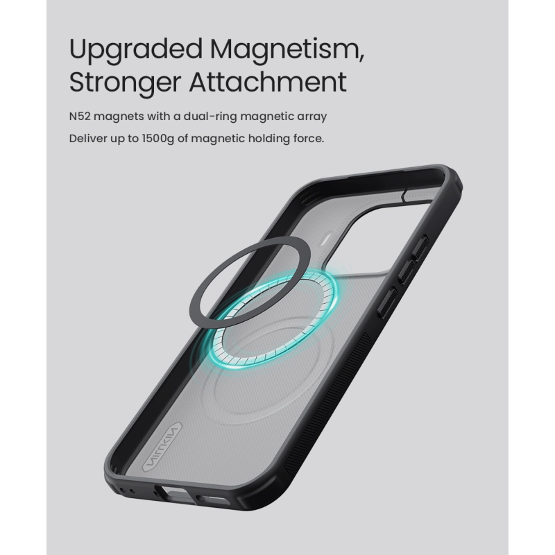 Nillkin Super Frosted PRO Magnetic zadný kryt pre Xiaomi 17T, čierny
