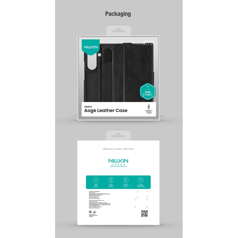 Nillkin Aoge Puzdro pre Samsung Galaxy Z Fold 7 Black