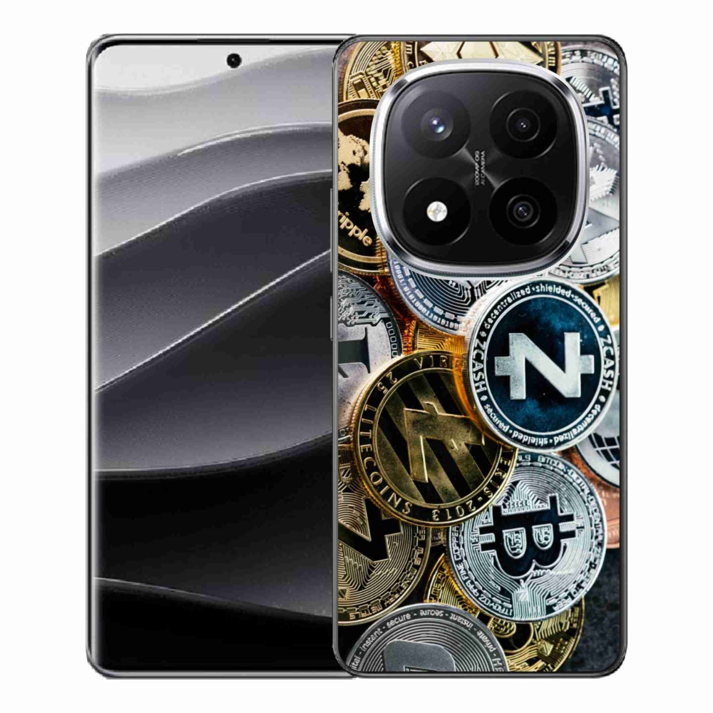 Gélový kryt mmCase na Xiaomi Redmi Note 14 Pro+ 5G - kryptomeny