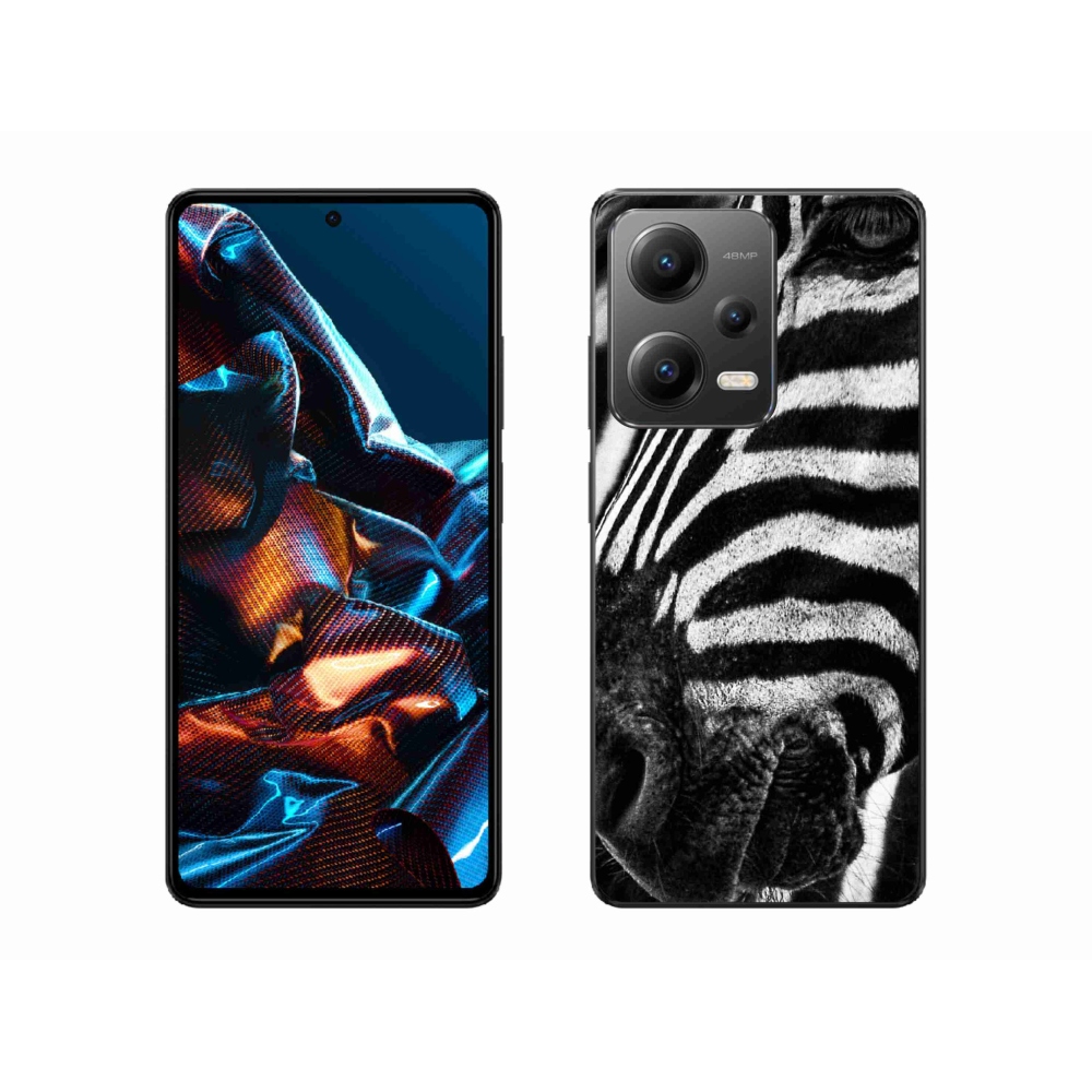 Gélový kryt mmCase na mobil Xiaomi Redmi Note 12 Pro 5G - zebra