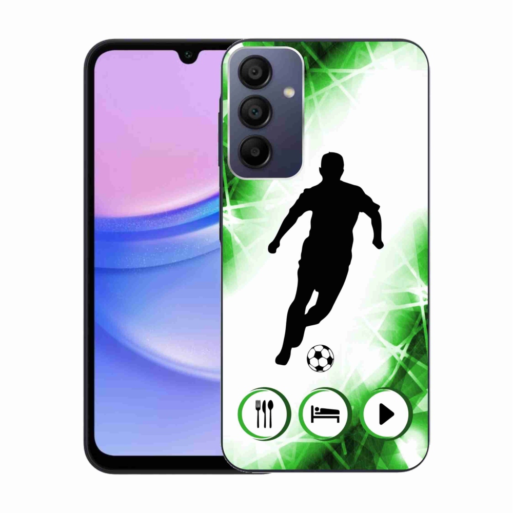 Gélový kryt mmCase na Samsung Galaxy A15 4G/5G - futbalista