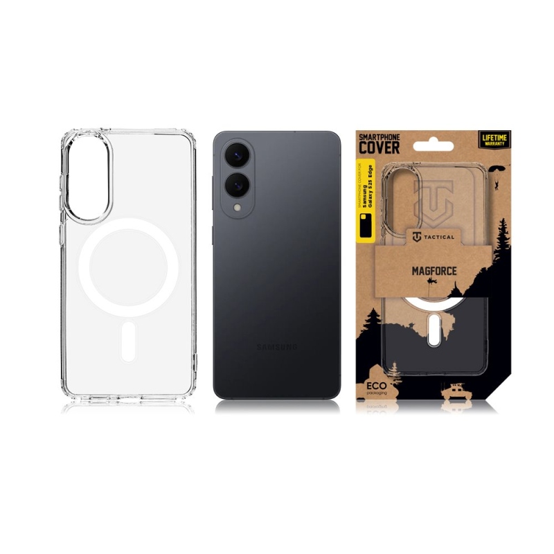 Tactical MagForce Kryt pre Samsung Galaxy S25 Edge Transparent