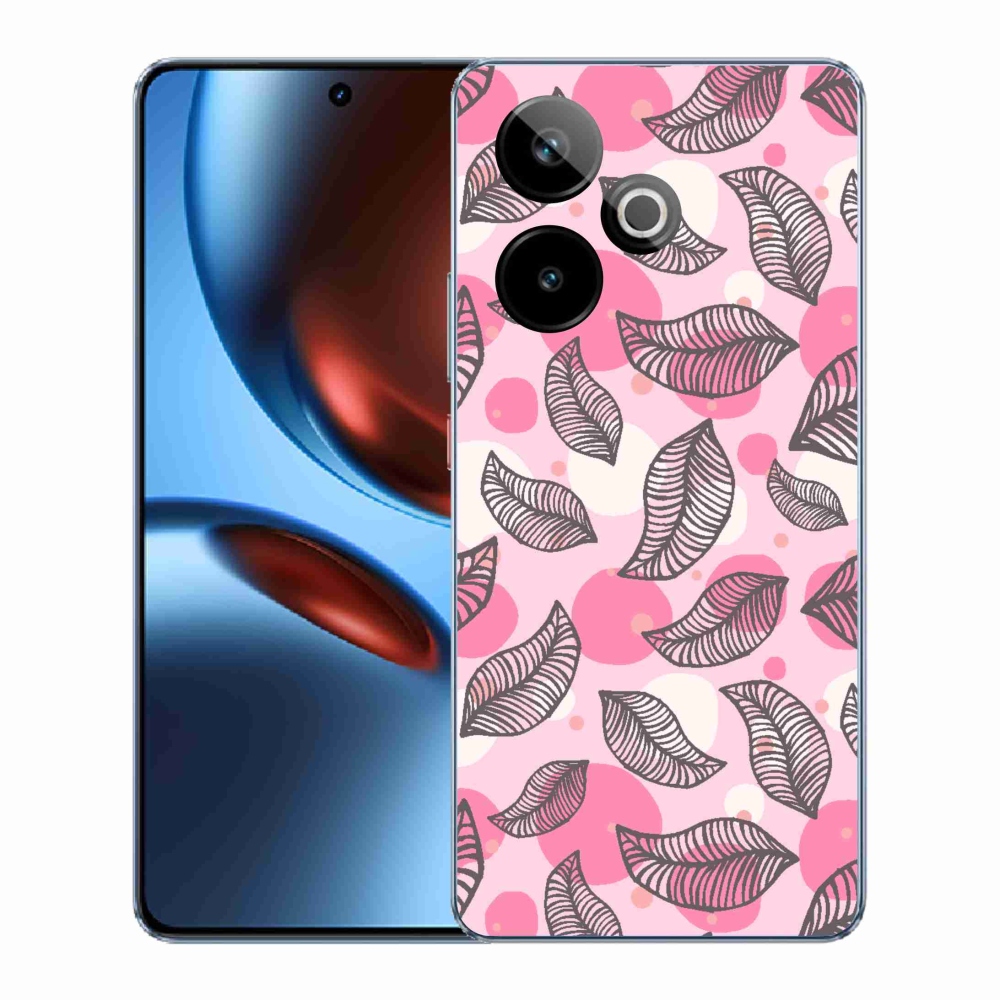 Gélový kryt mmCase na Realme GT 7 5G/GT 7T 5G - kreslené padajúce listy