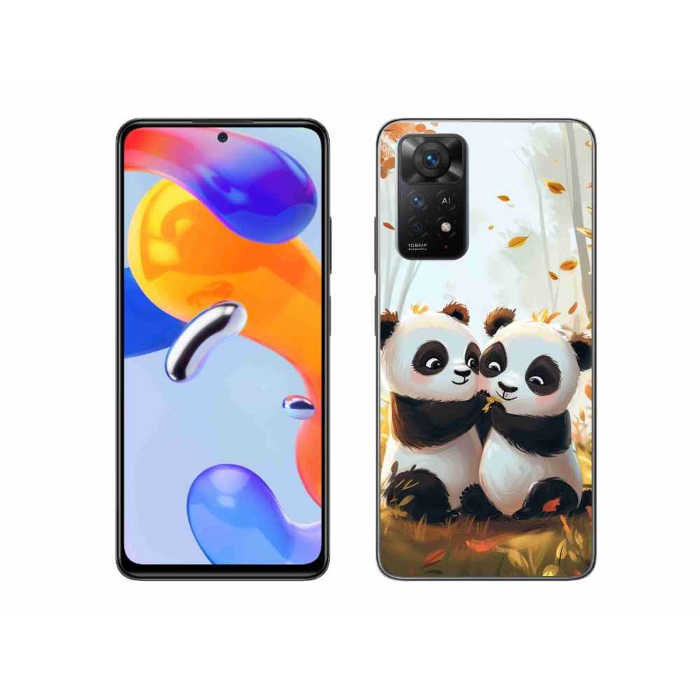 Gélový kryt mmCase na Xiaomi Redmi Note 11 Pro 4G/5G - pandy