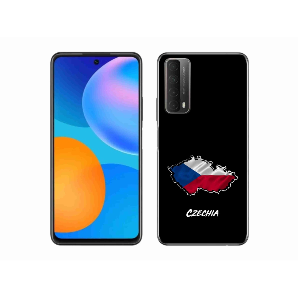 Gélový kryt mmCase na Huawei P Smart (2021) - Czechia čierne pozadie