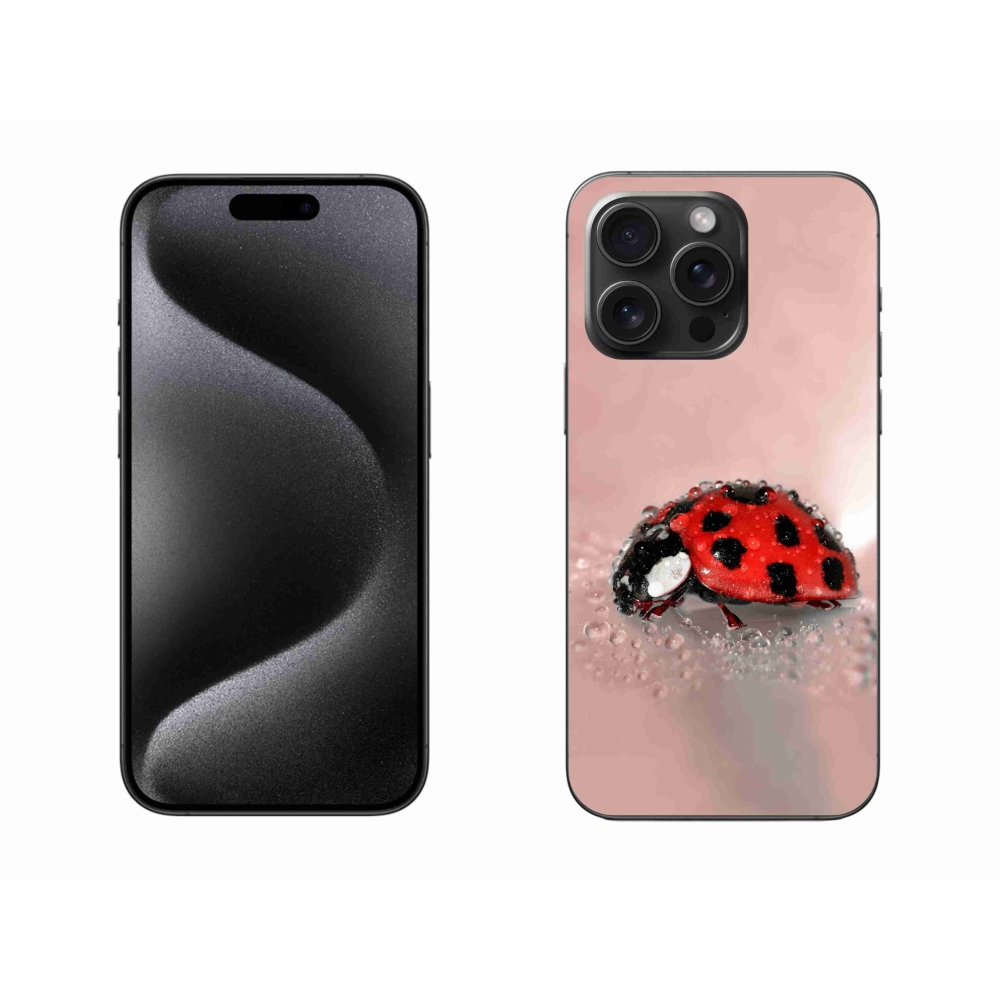 Gélový kryt mmCase na iPhone 15 Pro Max - lienka