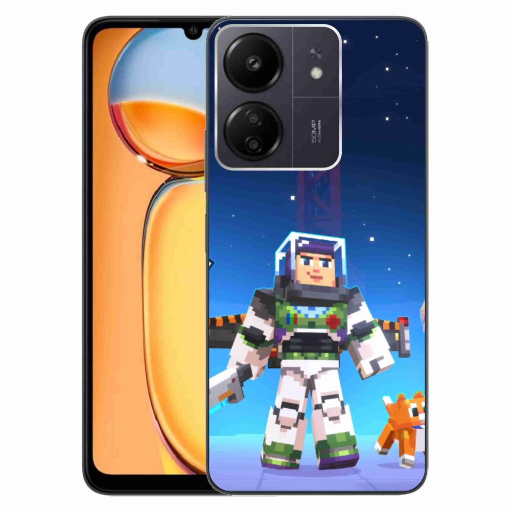 Gélový kryt mmCase na Xiaomi Poco C65/Redmi 13C - minecraft 2