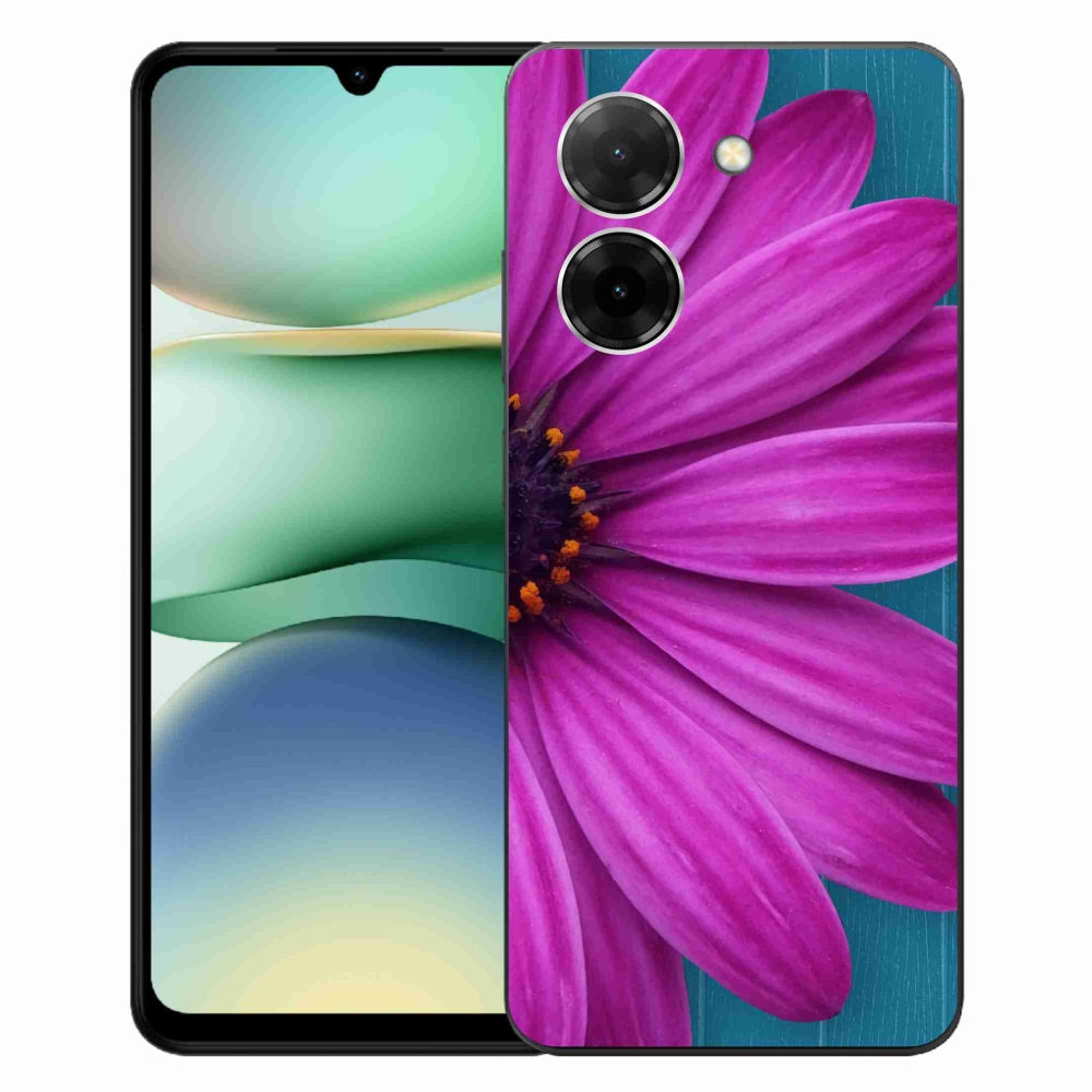 Gélový kryt mmCase na Xiaomi Redmi A5 (173.45x79.35x8.45mm) - fialová margaréta
