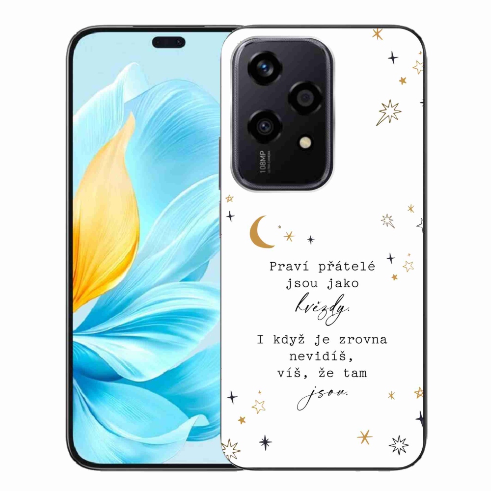 Gélový kryt mmCase na Honor 200 Lite 5G - citát 6 biele pozadie