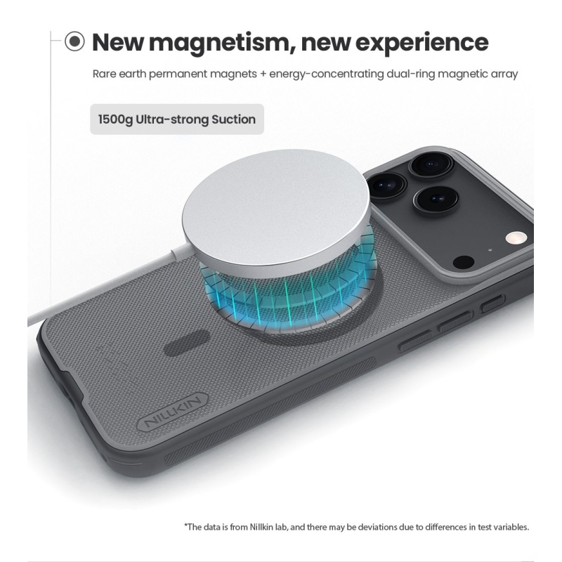 Nillkin Super Frosted PRO Magnetický zadný kryt pre Apple iPhone 17 Pro Max Transparent Black