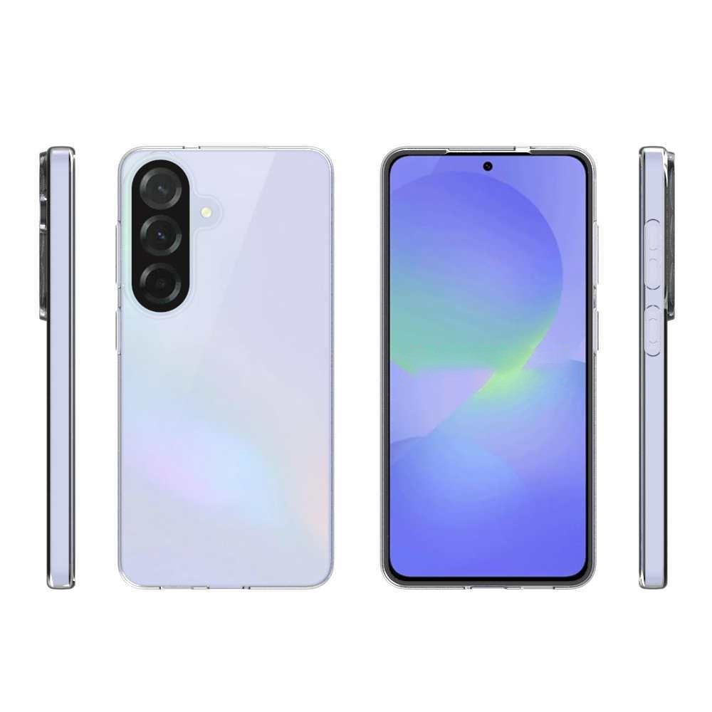 2v1 priehľadný gélový obal + tvrdené sklo na Samsung Galaxy S26+ - priehľadný