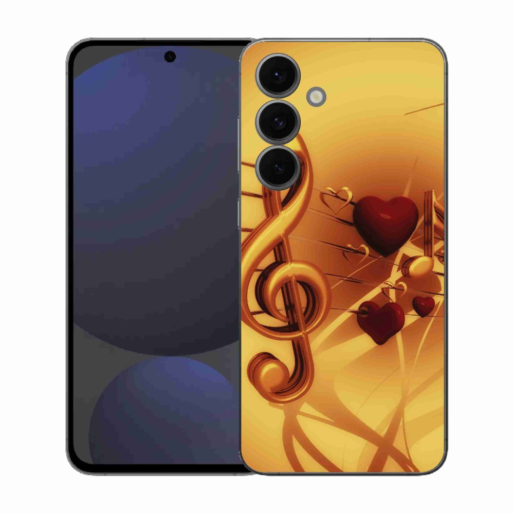 Gélový kryt mmCase na Samsung Galaxy S25 FE - noty