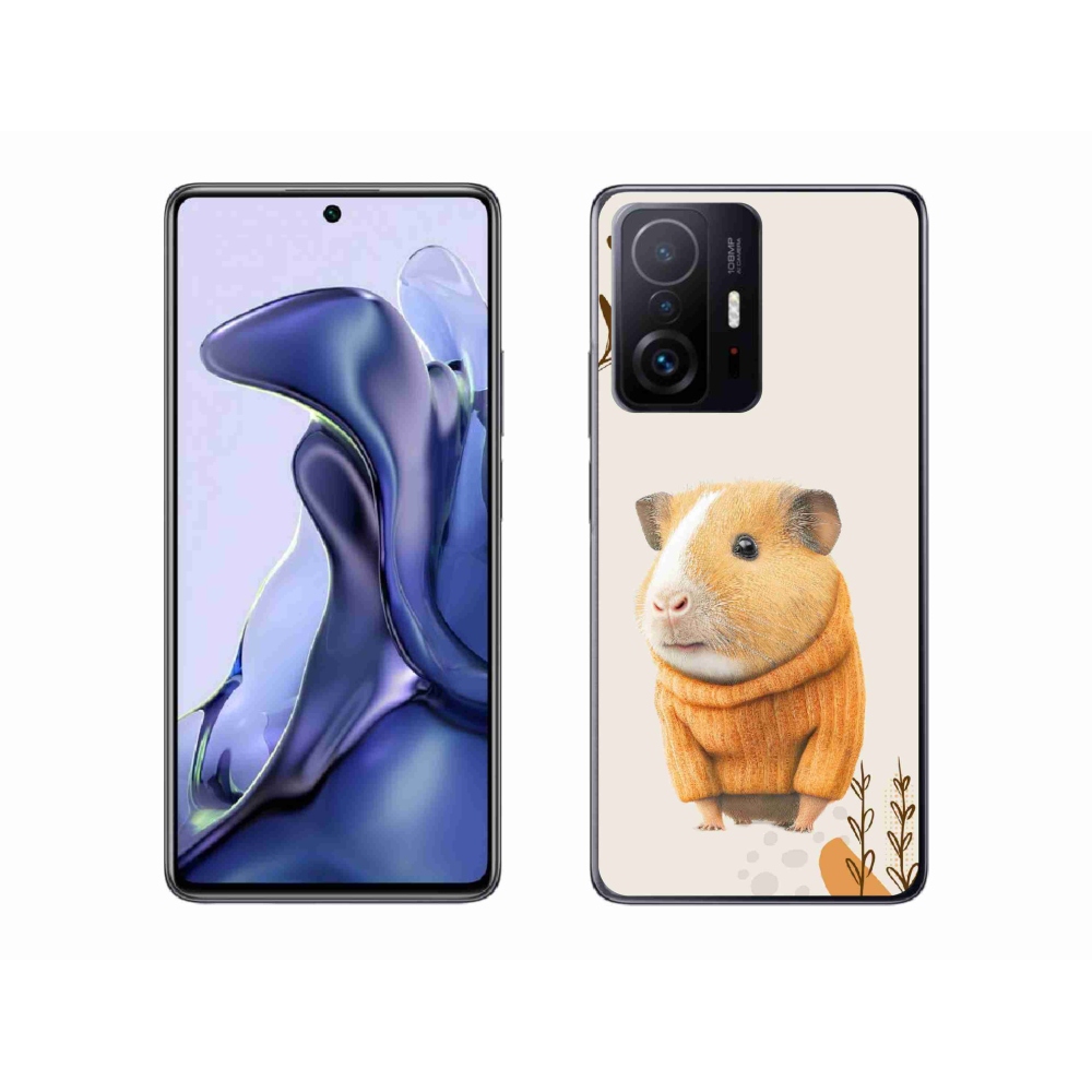 Gélový kryt mmCase na Xiaomi 11T - morča vo svetri