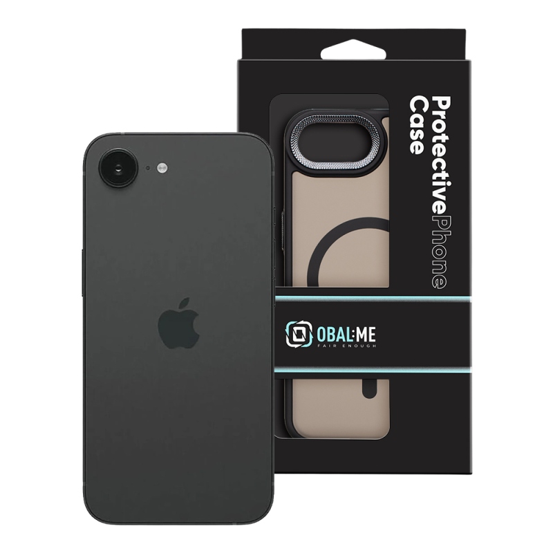 POUZDRO: ME MagNetix Lumen – kryt pre Apple iPhone 16e/17e v čiernej farbe Onyx