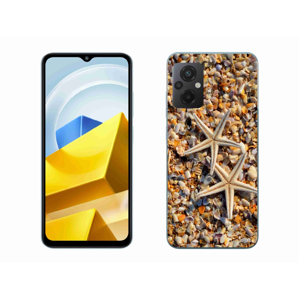 Gélový kryt mmCase na Xiaomi Poco M5 4G - morské hviezdice