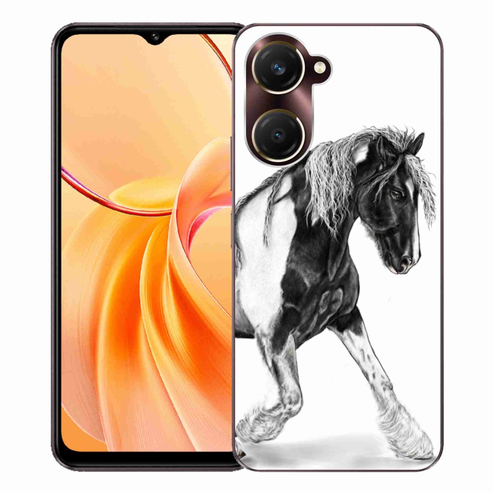 Gélový kryt mmCase na Vivo Y28s 5G - kôň