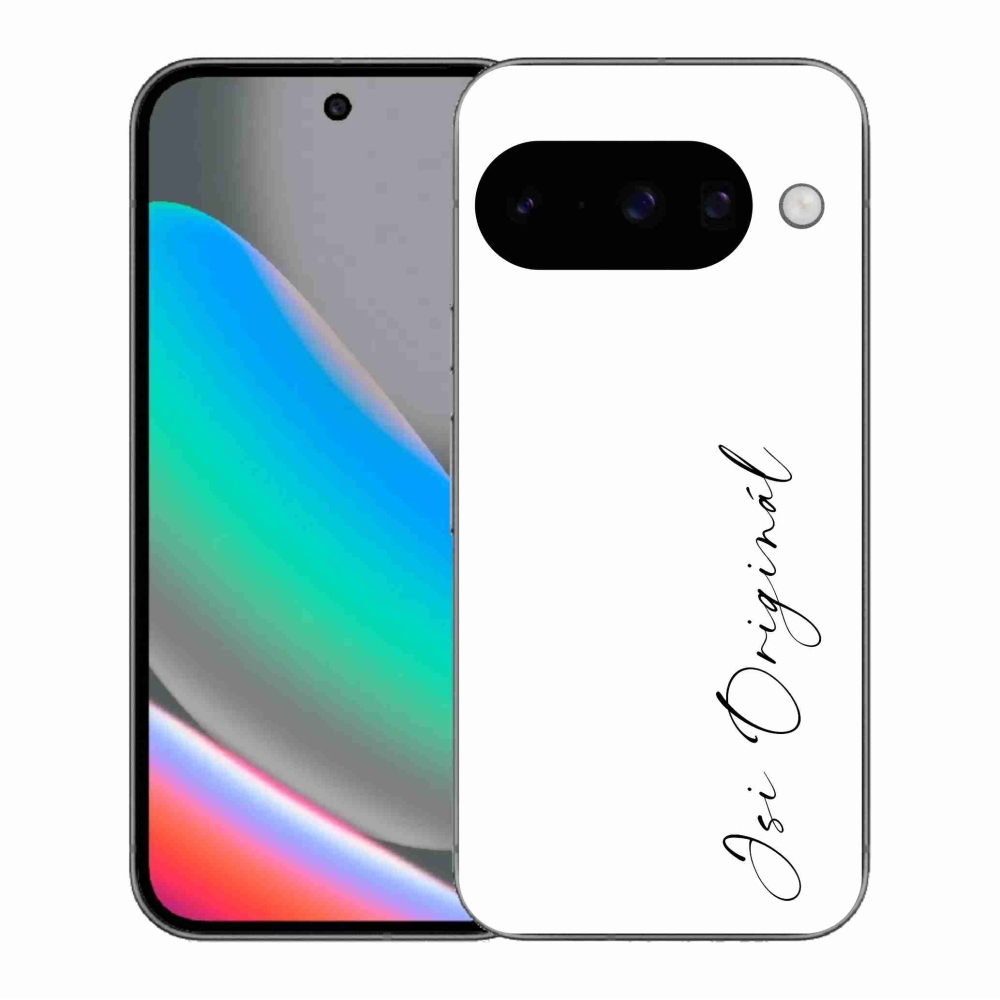 Gélový kryt mmCase na Google Pixel 10 - si originál biele pozadie