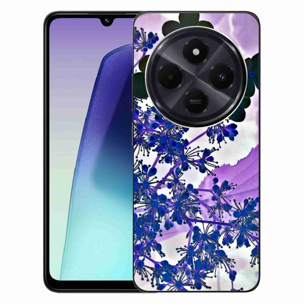 Gélový kryt mmCase na Xiaomi Redmi 14C/Poco C75 - kvet hortenzie