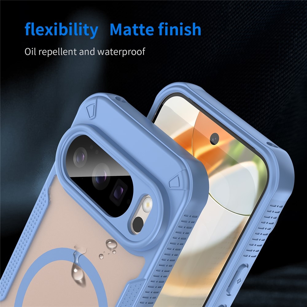 Froste odolný kryt s MagSafe na Google Pixel 10 Pro - modrý